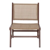 FAUTEUIL EN MÉTAL ET EN ROTIN SYNTHÉTIQUE ALTESSA | Trouvez-la chez MisterWils. Plus de 4000m² d'exposition. 1