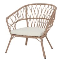 FAUTEUIL EN ROTIN SYNTHÉTIQUE OGARO extérieur | Trouvez-la chez MisterWils. Plus de 4000m² d'exposition 6