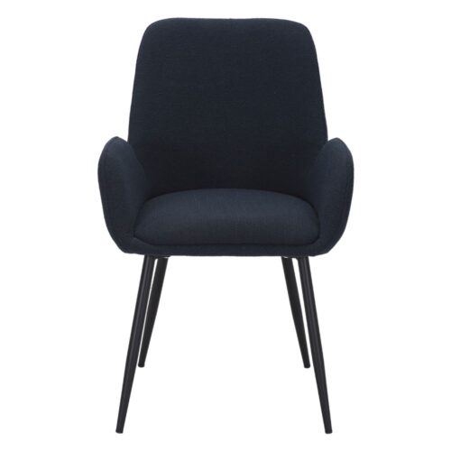 SILLA TAPIZADA MAXWELL estilo Contemporáneo. Azul 2