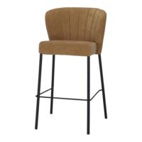 TABOURET HAUT TAPISSÉ EDGAR, de style Contemporain | Trouvez-la chez MisterWils. Plus de 4000m² d'exposition. 8