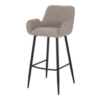 TABOURET HAUT TAPISSÉ SATURNIN, de style Contemporain | Trouvez-la chez MisterWils. Plus de 4000m² d'exposition. 4