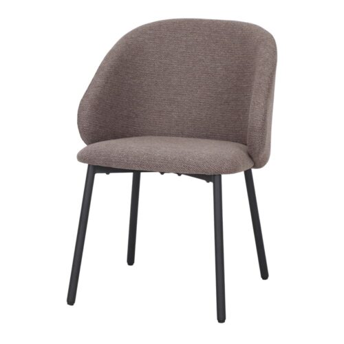 SILLA TAPIZADA SHINTO de estilo Contemporáneo. Marrón 1