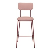 TABOURET HAUT TAPISSÉ BILOXI GLASGOW contemporain | Trouvez-la chez MisterWils. Plus de 4000m² d'exposition. 1