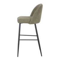 TABOURET HAUT TAPISSÉ ROMY, style Mid Century | Trouvez-la chez MisterWils. Plus de 4000m² d'exposition. 3