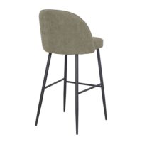 TABOURET HAUT TAPISSÉ ROMY, style Mid Century | Trouvez-la chez MisterWils. Plus de 4000m² d'exposition. 2