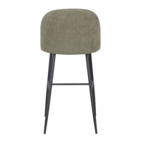 TABOURET HAUT TAPISSÉ ROMY, style Mid Century | Trouvez-la chez MisterWils. Plus de 4000m² d'exposition. 1