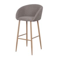 TABOURET HAUT TAPISSÉ WINSA, de style Comtemporain | Trouvez-la chez MisterWils. Plus de 4000m² d'exposition. 4