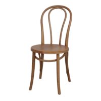 CHAISE EN BOIS CURVES ROBLE, de style Vintage | Trouvez-la chez MisterWils. Plus de 4000m² d'exposition. 4