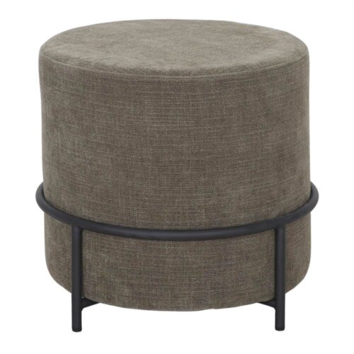 PUFF TAPIZADO MACARON estilo Contemporáneo. verde 1