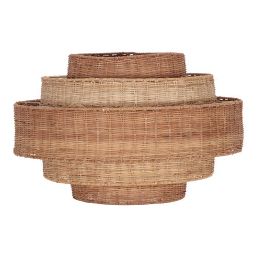 PANTALLA LÁMPARA DE RATÁN GIVEN estilo Mediterráneo. 1