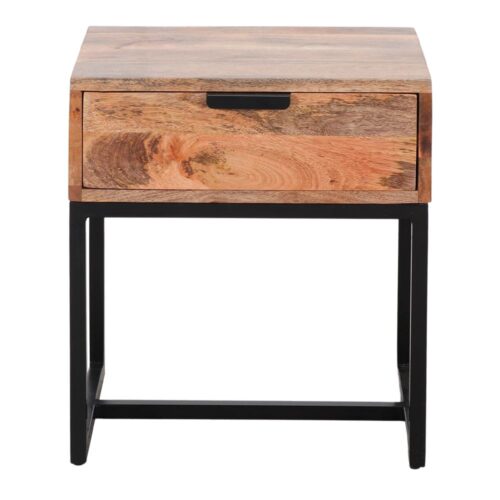 MESITA DE NOCHE AZEL estilo Rústico Industrial