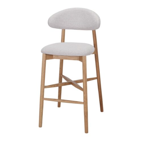TABURETE ALTO DE MADERA NOVAL