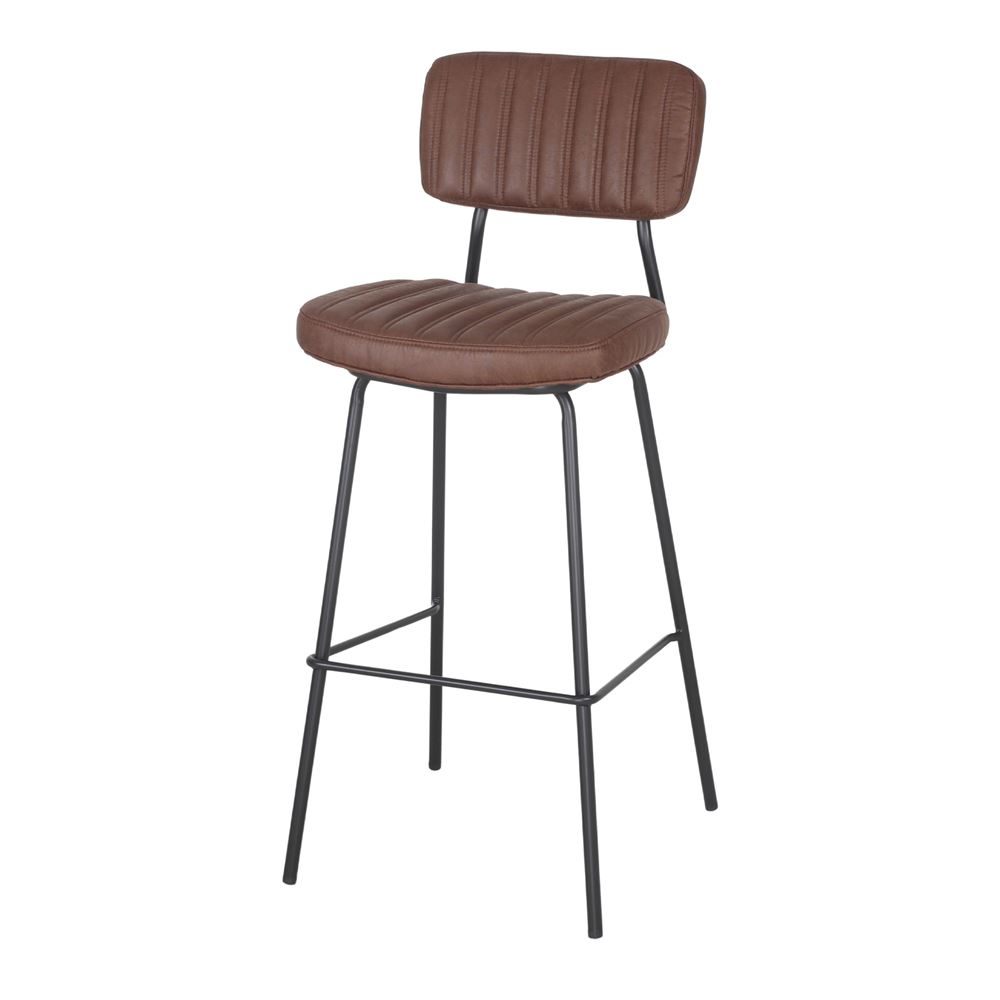 misterwils-taburete-metal-tapizado-ADAMS MARRON-agosto-25-2 Taburete metal tapizado ADAMS vista 3/4