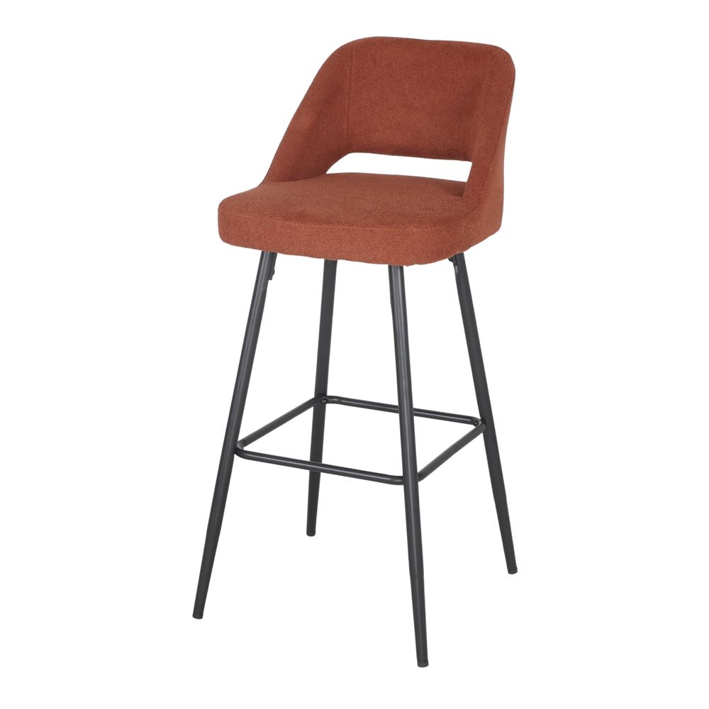 TABURETE ALTO TAPIZADO BANGASY - Teja 1