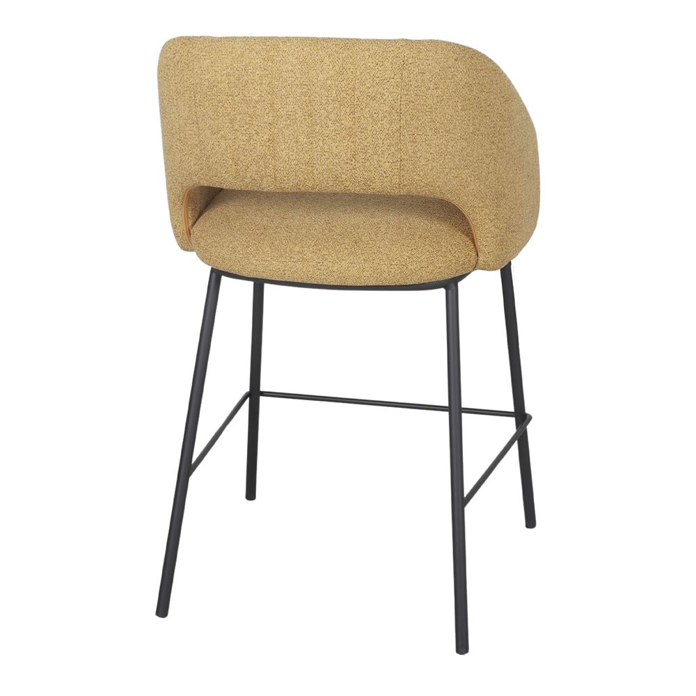 TABURETE DE COCINA TAPIZADO ARVELY - Mostaza 4