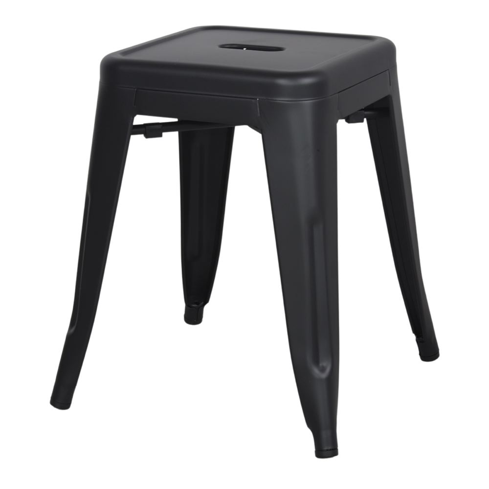 misterwils-taburete-bajo-metal-bee-negro-mate-1 TABOURET BAS EN MÉTAL BEE – Image 1