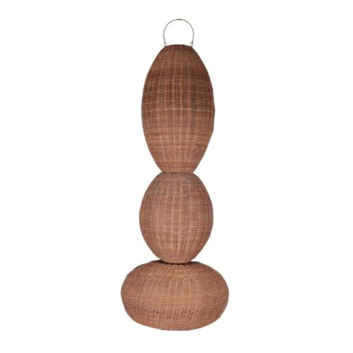 PANTALLA LÁMPARA DE RATÁN BUBBLE 1