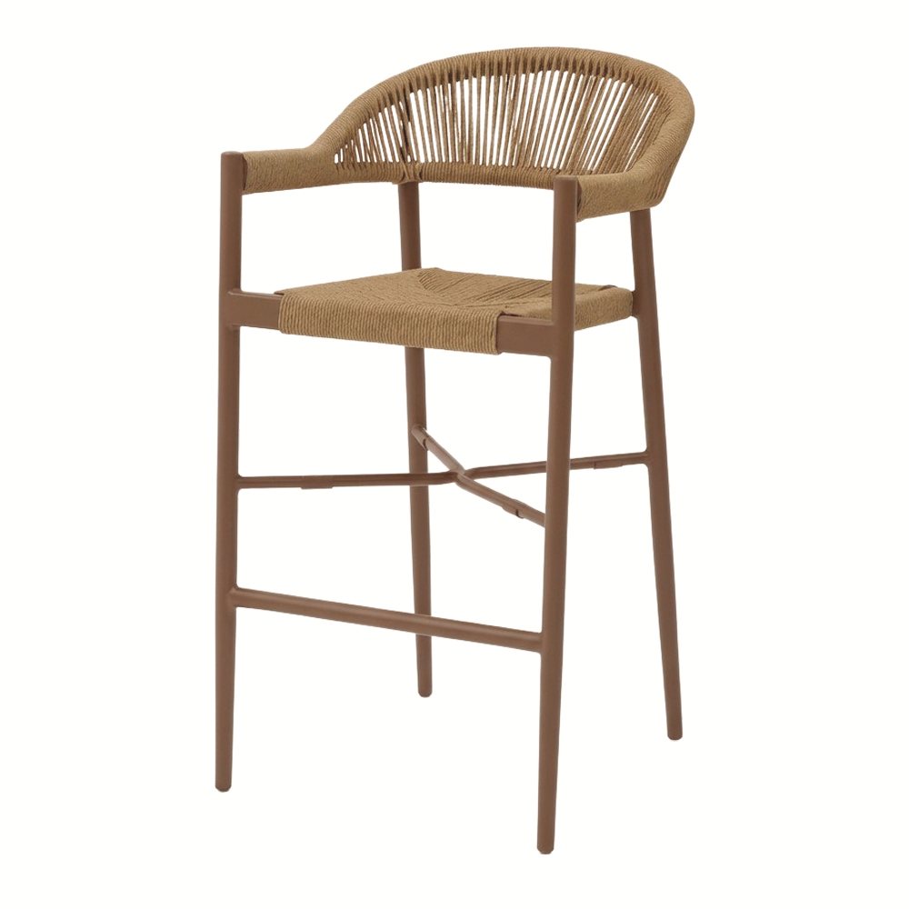 misterwils-taburete-alto-metal-cuerda-mavran-1 TABOURET HAUT EN MÉTAL ET EN CORDE MAVRAN – Image 1